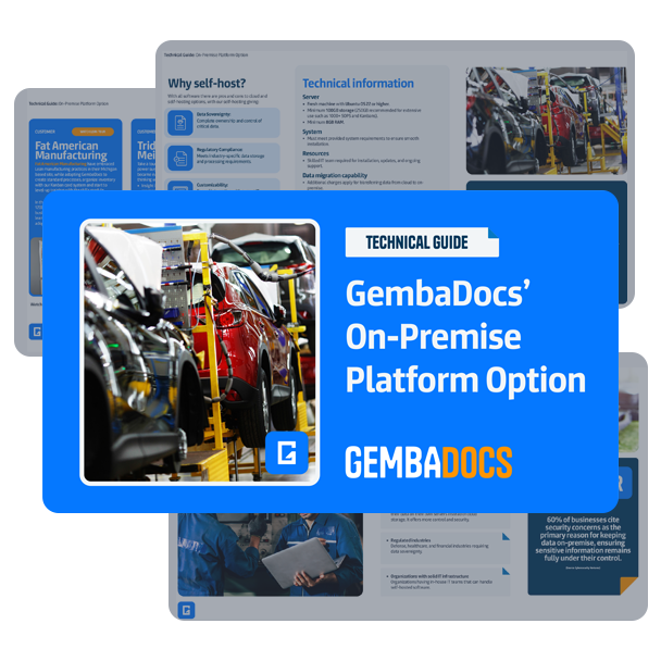 On Prem SOP Technical Guide