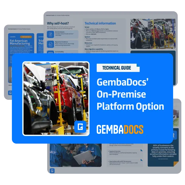 On Prem SOP Technical Guide